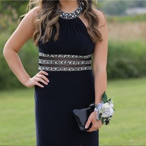 Dark Navy prom dress